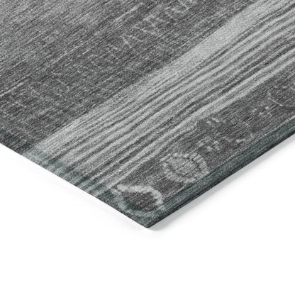Addison Rugs Taelanor Gray Washable Indoor-Outdoor Rug