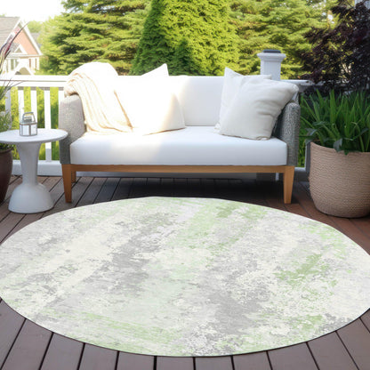 Addison Rugs Taelara Green Washable Indoor-Outdoor Rug