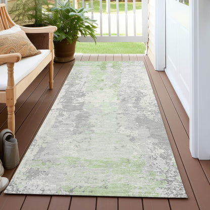 Addison Rugs Taelara Green Washable Indoor-Outdoor Rug
