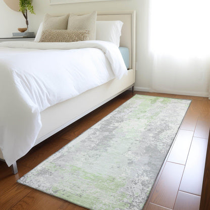 Addison Rugs Taelara Green Washable Indoor-Outdoor Rug
