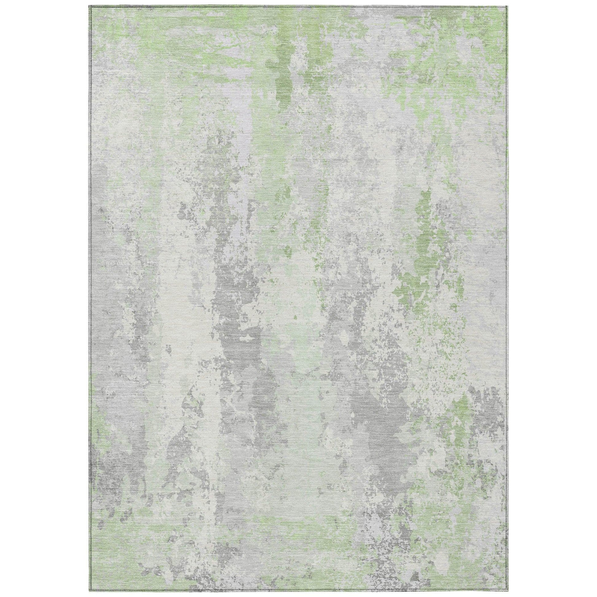 Addison Rugs Taelara Green Washable Indoor-Outdoor Rug