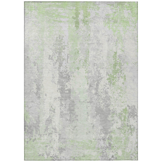 Addison Rugs Taelara Green Washable Indoor-Outdoor Rug