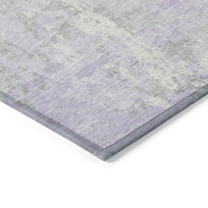 Addison Rugs Taelara Purple Washable Indoor-Outdoor Rug