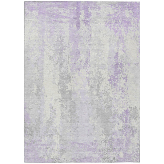 Addison Rugs Taelara Purple Washable Indoor-Outdoor Rug