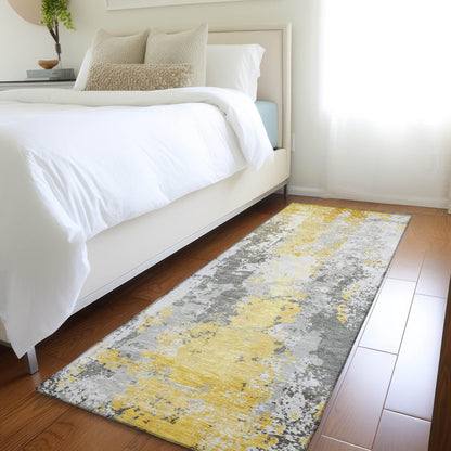 Addison Rugs Taelara Gold Washable Indoor-Outdoor Rug