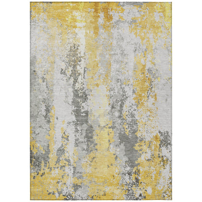 Addison Rugs Taelara Gold Washable Indoor-Outdoor Rug