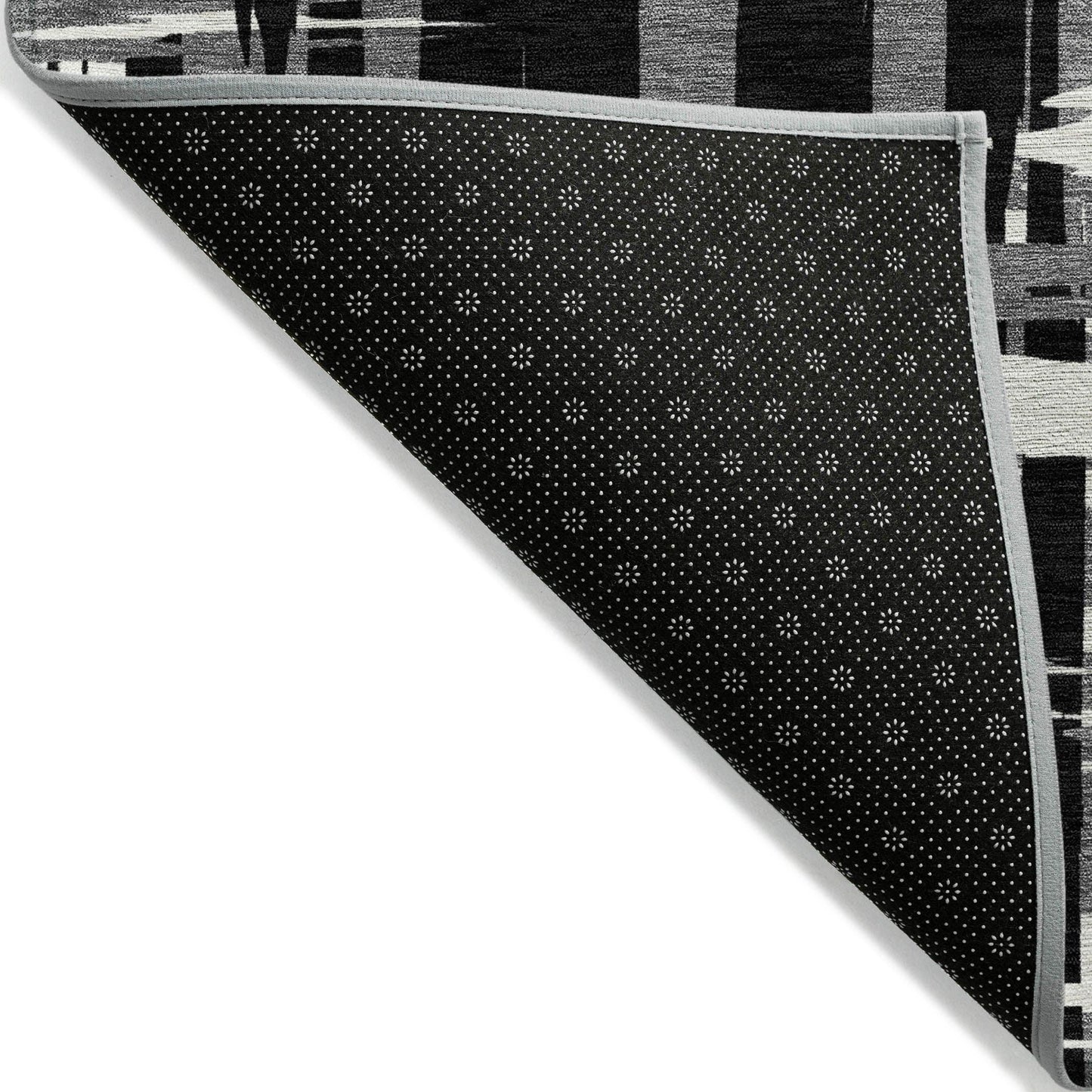 Addison Rugs Taelaris Black Washable Indoor-Outdoor Rug
