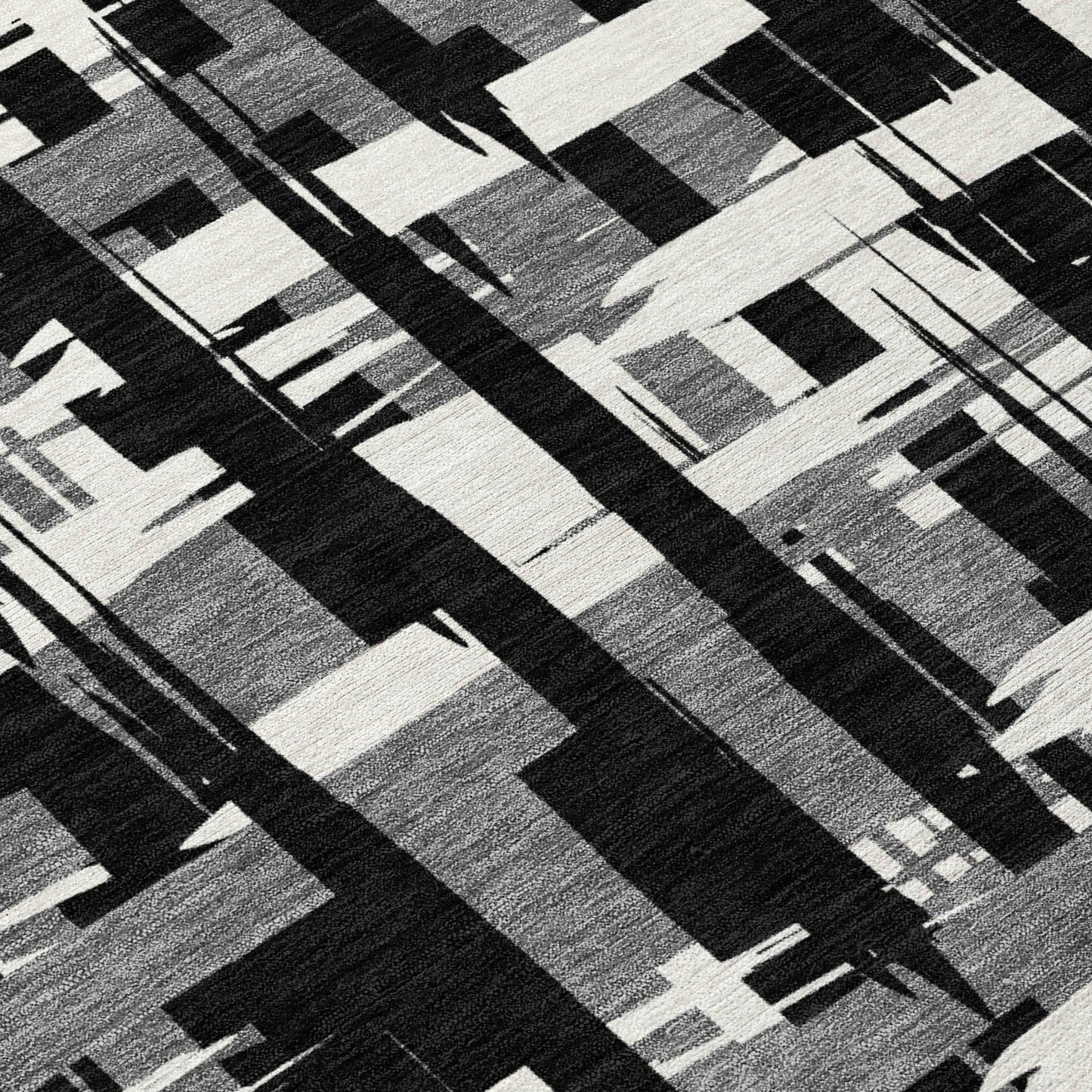 Addison Rugs Taelaris Black Washable Indoor-Outdoor Rug