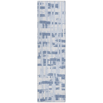Addison Rugs Taelaris Blue Washable Indoor-Outdoor Rug