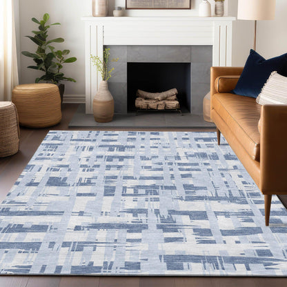 Addison Rugs Taelaris Blue Washable Indoor-Outdoor Rug