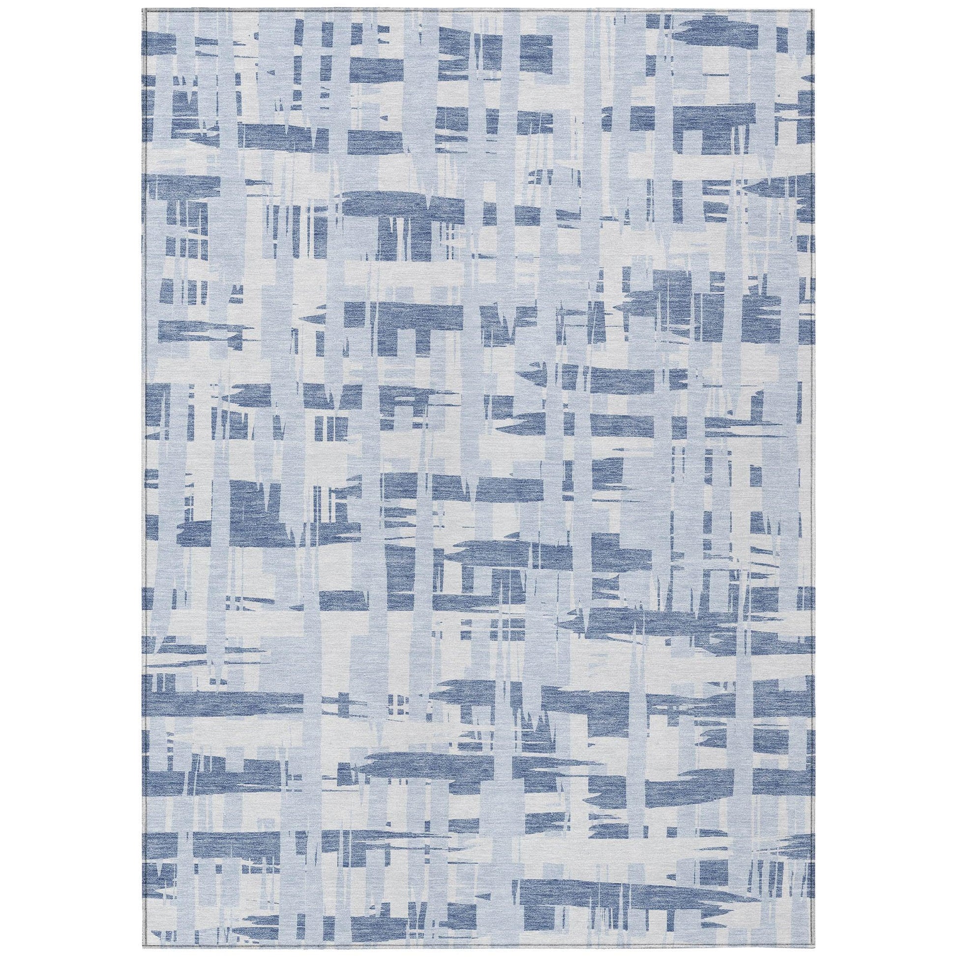Addison Rugs Taelaris Blue Washable Indoor-Outdoor Rug