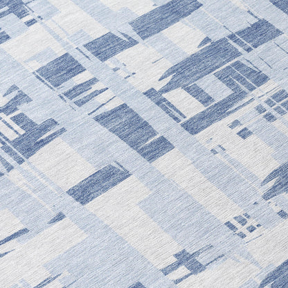 Addison Rugs Taelaris Blue Washable Indoor-Outdoor Rug