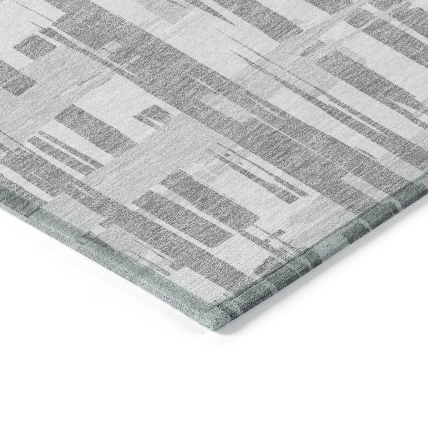 Addison Rugs Taelaris Gray Washable Indoor-Outdoor Rug