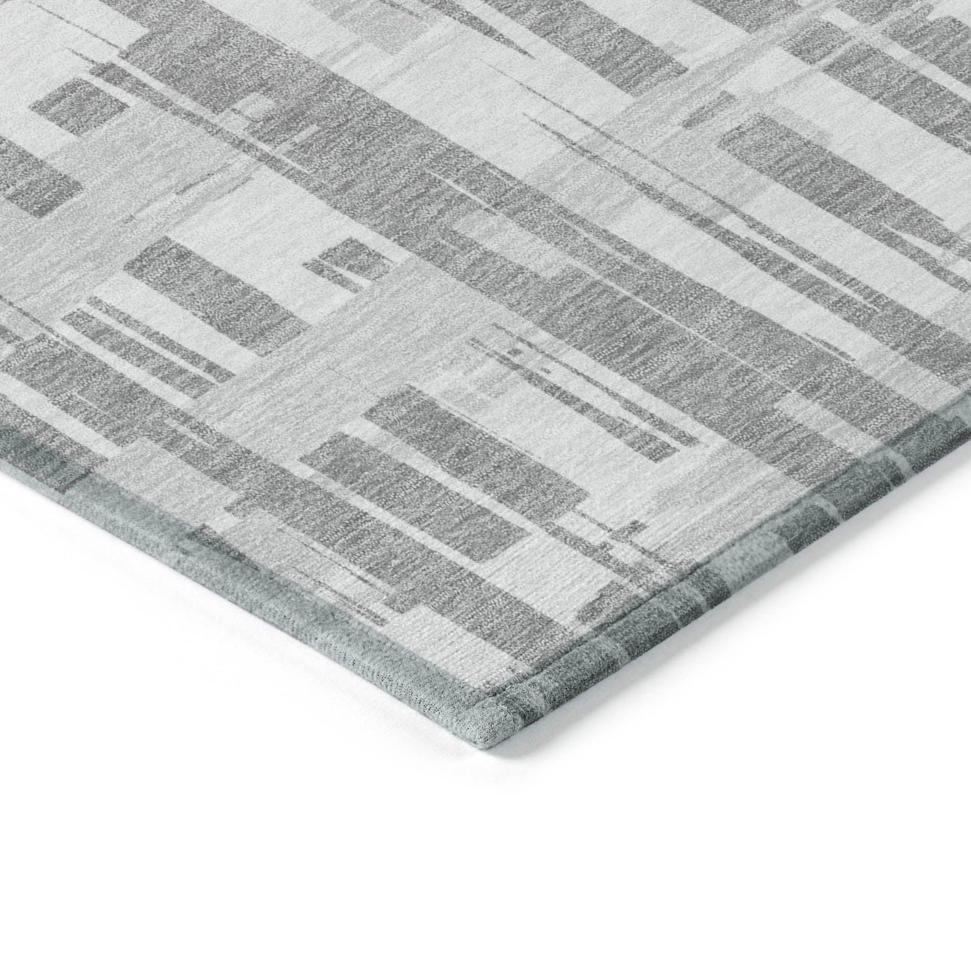 Addison Rugs Taelaris Gray Washable Indoor-Outdoor Rug