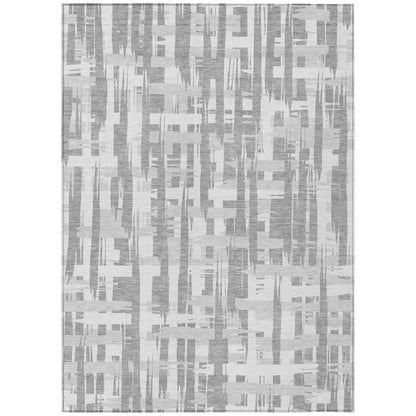 Addison Rugs Taelaris Gray Washable Indoor-Outdoor Rug