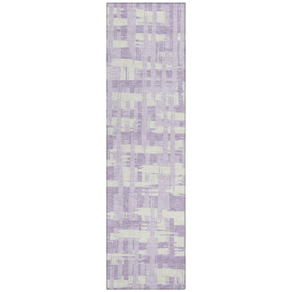 Addison Rugs Taelaris Purple Washable Indoor-Outdoor Rug