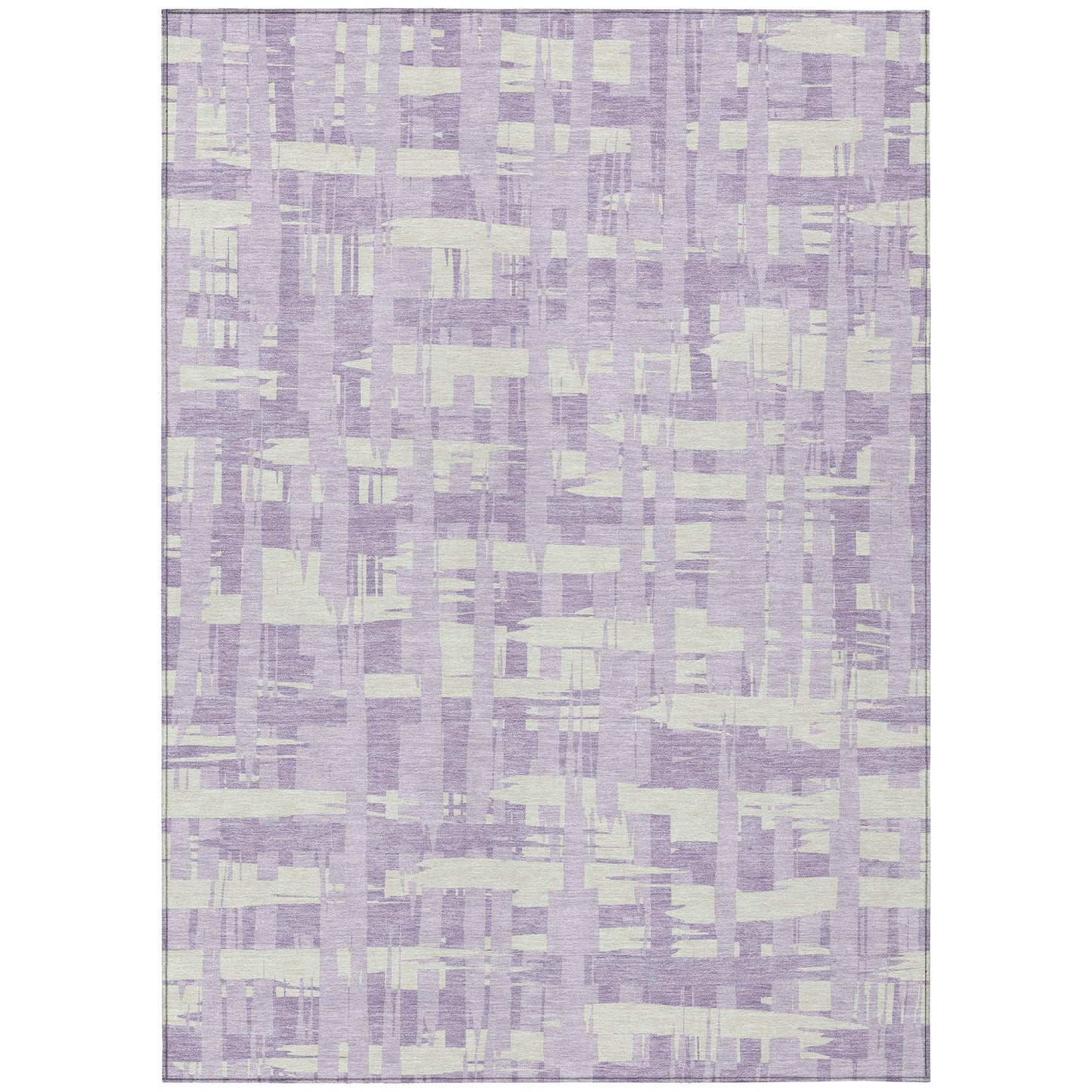 Addison Rugs Taelaris Purple Washable Indoor-Outdoor Rug