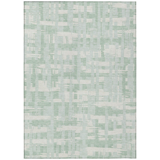 Addison Rugs Taelaris Green Washable Indoor-Outdoor Rug