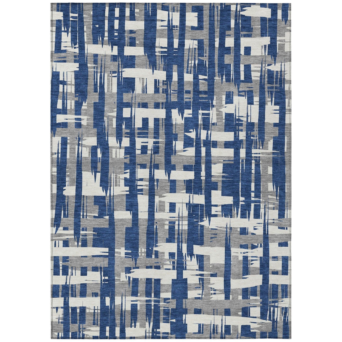 Addison Rugs Taelaris Navy Washable Indoor-Outdoor Rug