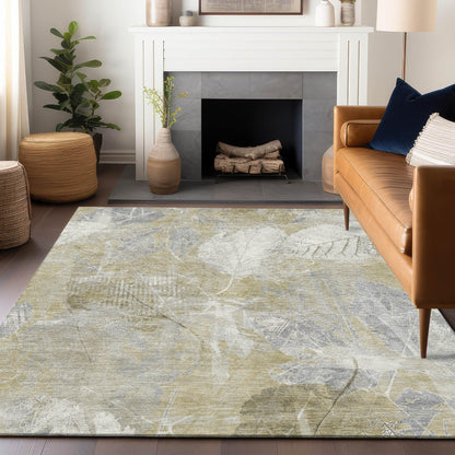 Addison Rugs Taelas Brown Washable Indoor-Outdoor Rug