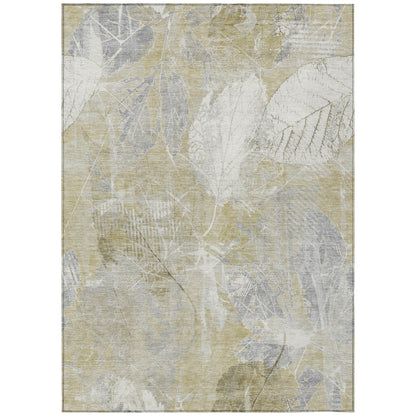 Addison Rugs Taelas Brown Washable Indoor-Outdoor Rug