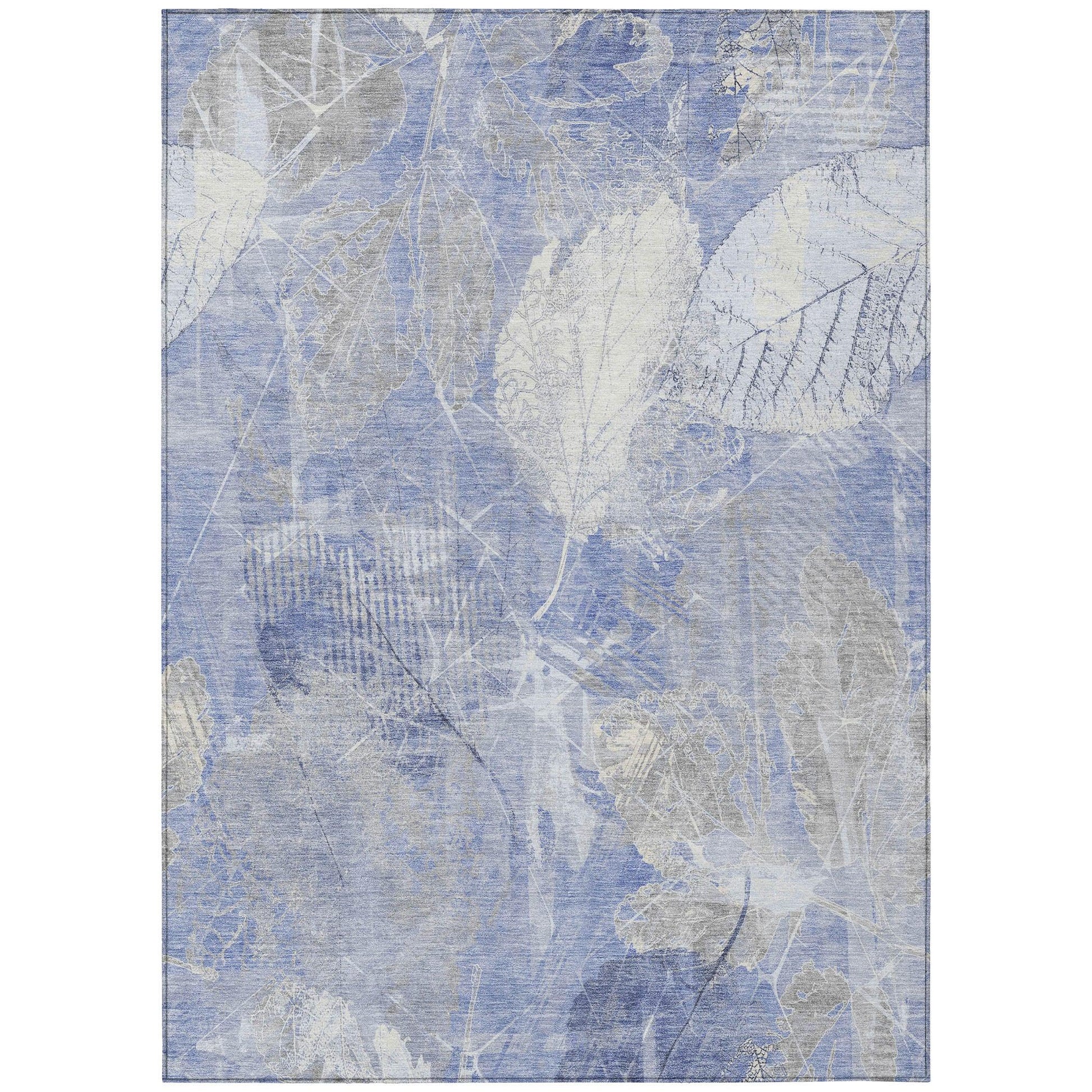 Addison Rugs Taelas Blue Washable Indoor-Outdoor Rug
