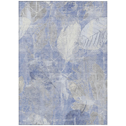 Addison Rugs Taelas Blue Washable Indoor-Outdoor Rug