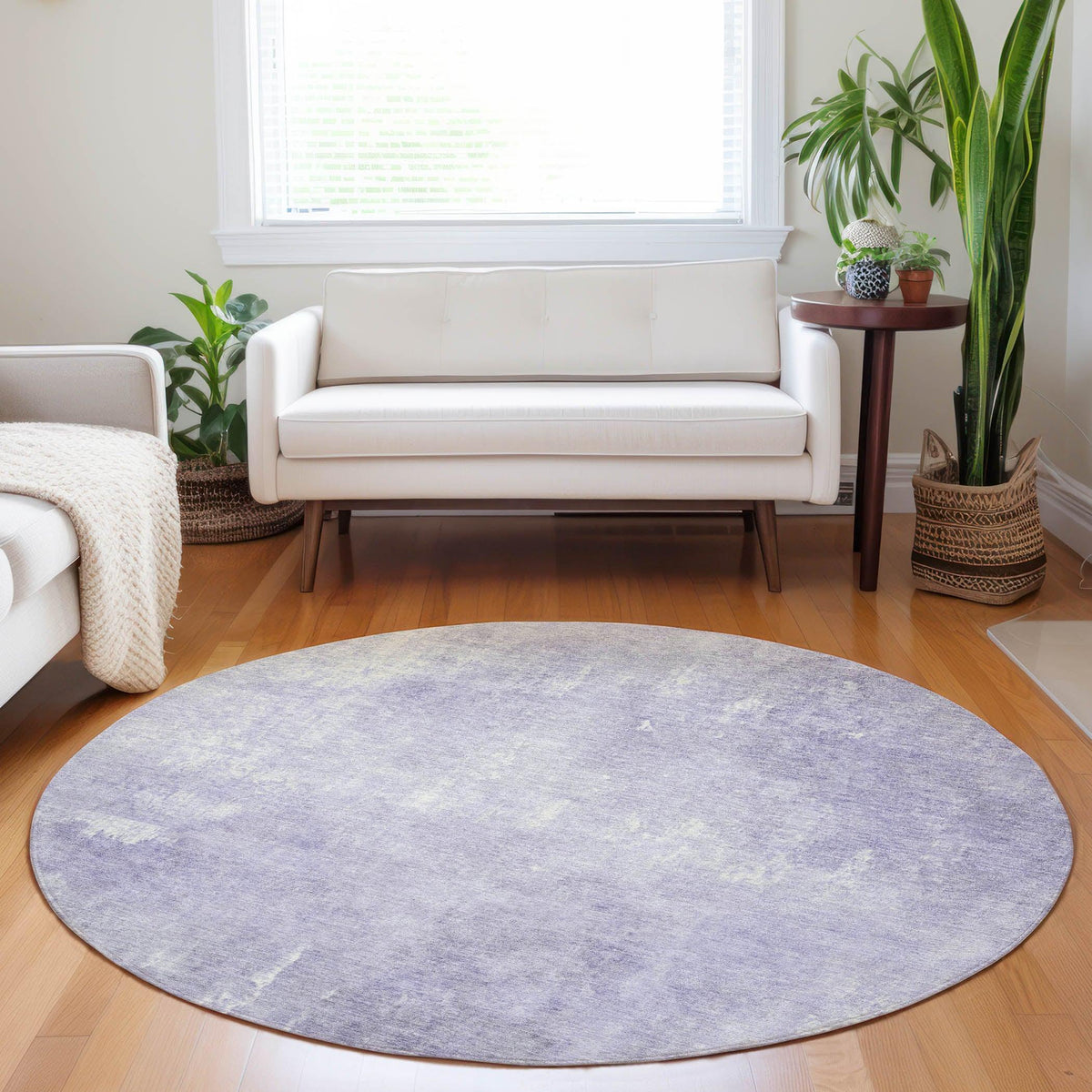 Addison Rugs Taelion Purple Washable Indoor-Outdoor Rug