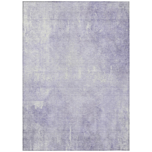 Addison Rugs Taelion Purple Washable Indoor-Outdoor Rug