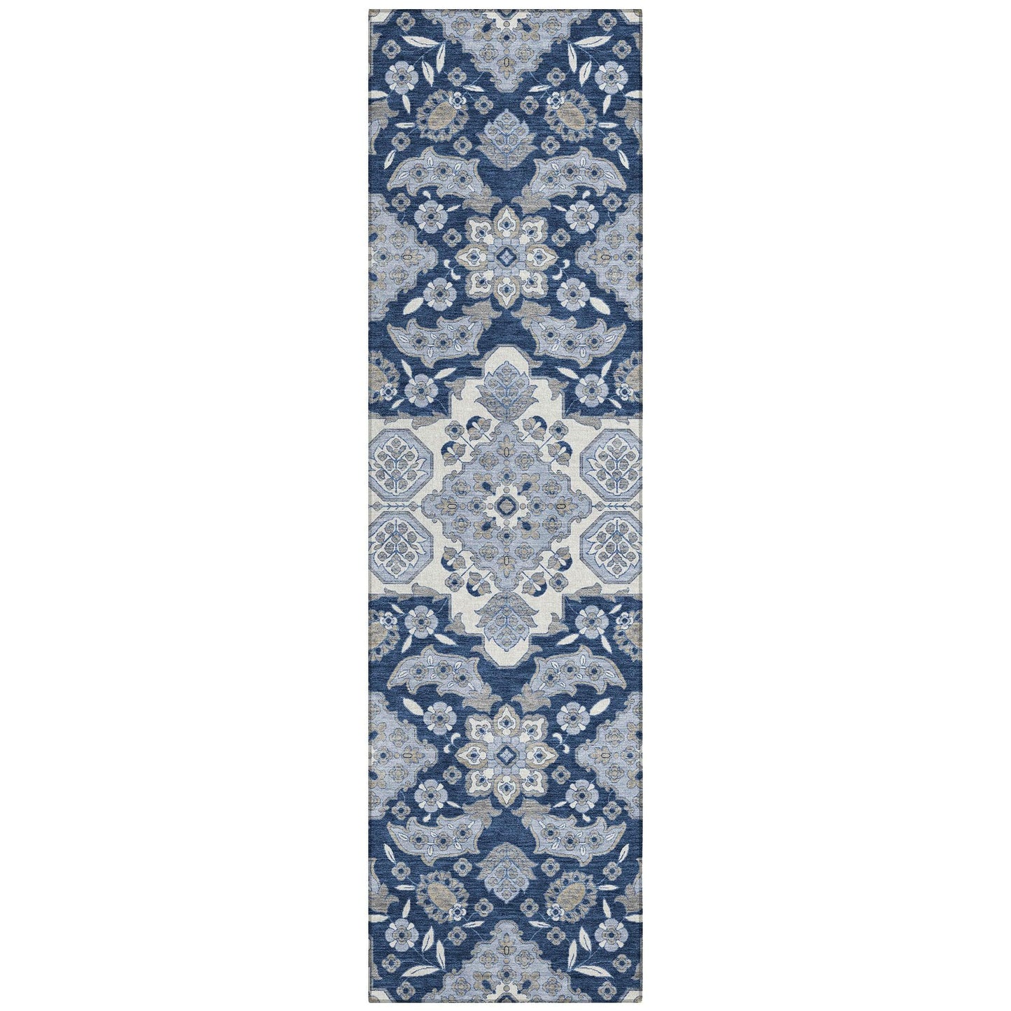 Addison Rugs Taelira Blue Washable Indoor-Outdoor Rug