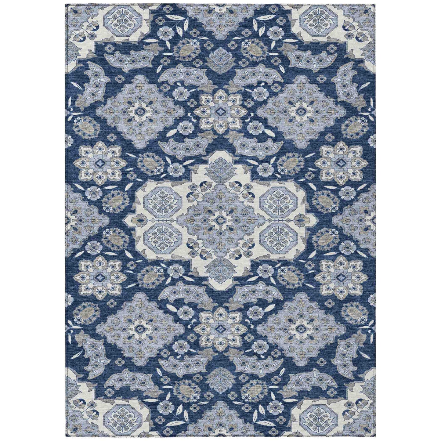Addison Rugs Taelira Blue Washable Indoor-Outdoor Rug