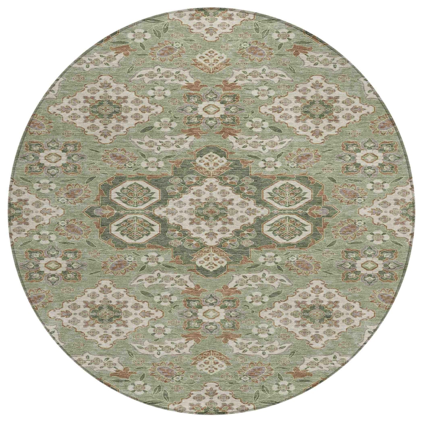 Addison Rugs Taelira Green Washable Indoor-Outdoor Rug