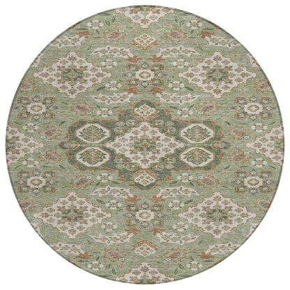 Addison Rugs Taelira Green Washable Indoor-Outdoor Rug