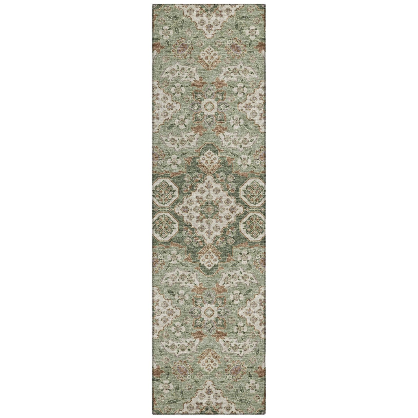 Addison Rugs Taelira Green Washable Indoor-Outdoor Rug