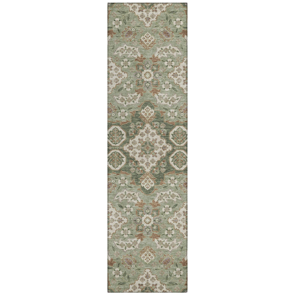 Addison Rugs Taelira Green Washable Indoor-Outdoor Rug