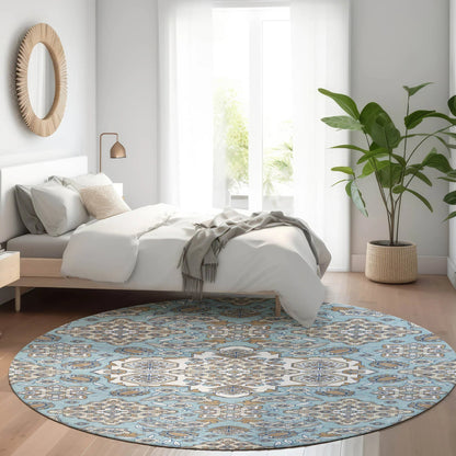 Addison Rugs Taelira Sky Washable Indoor-Outdoor Rug