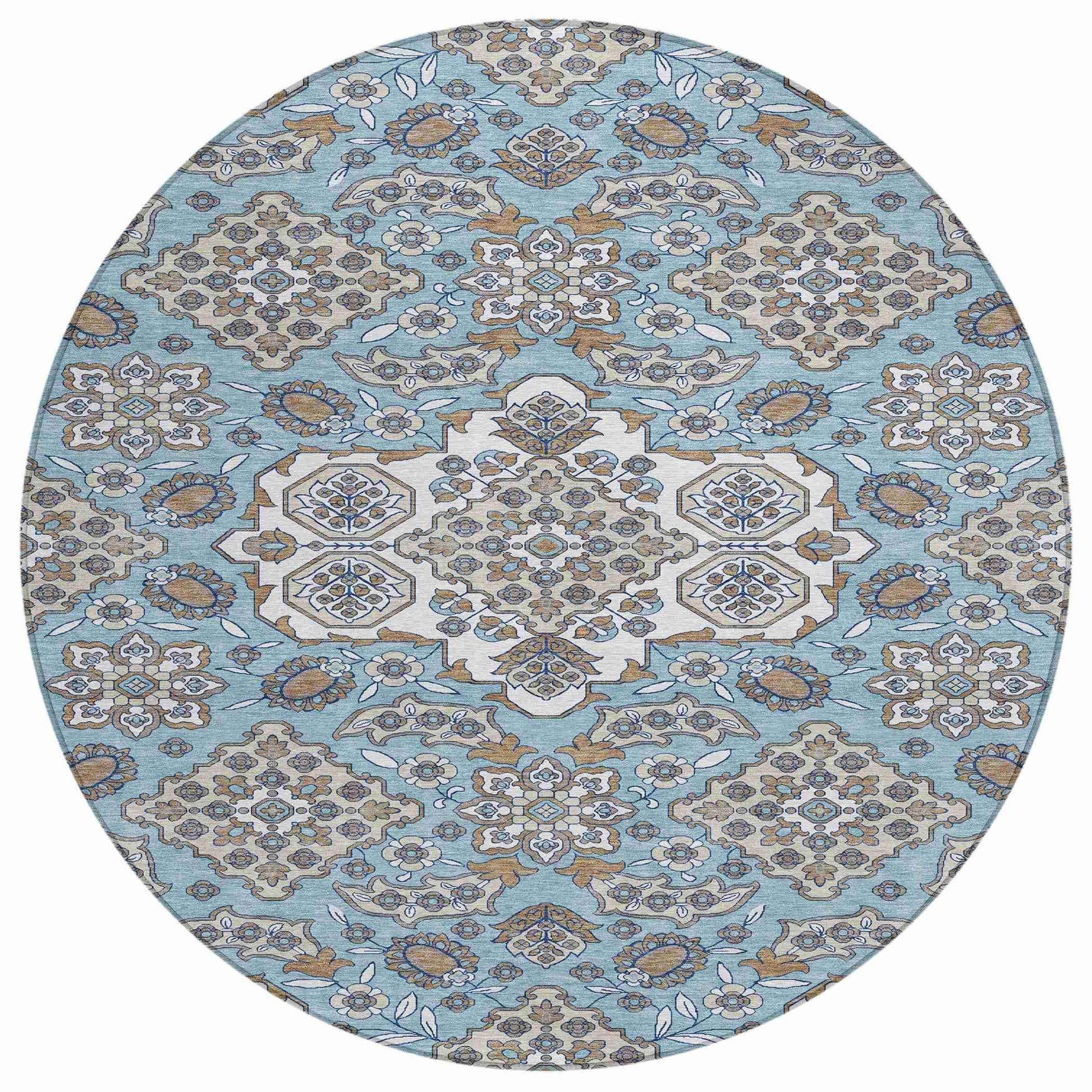 Addison Rugs Taelira Sky Washable Indoor-Outdoor Rug