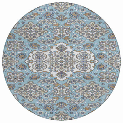 Addison Rugs Taelira Sky Washable Indoor-Outdoor Rug