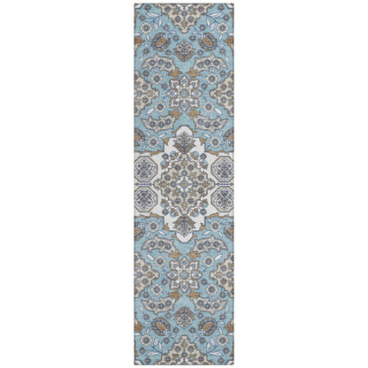 Addison Rugs Taelira Sky Washable Indoor-Outdoor Rug