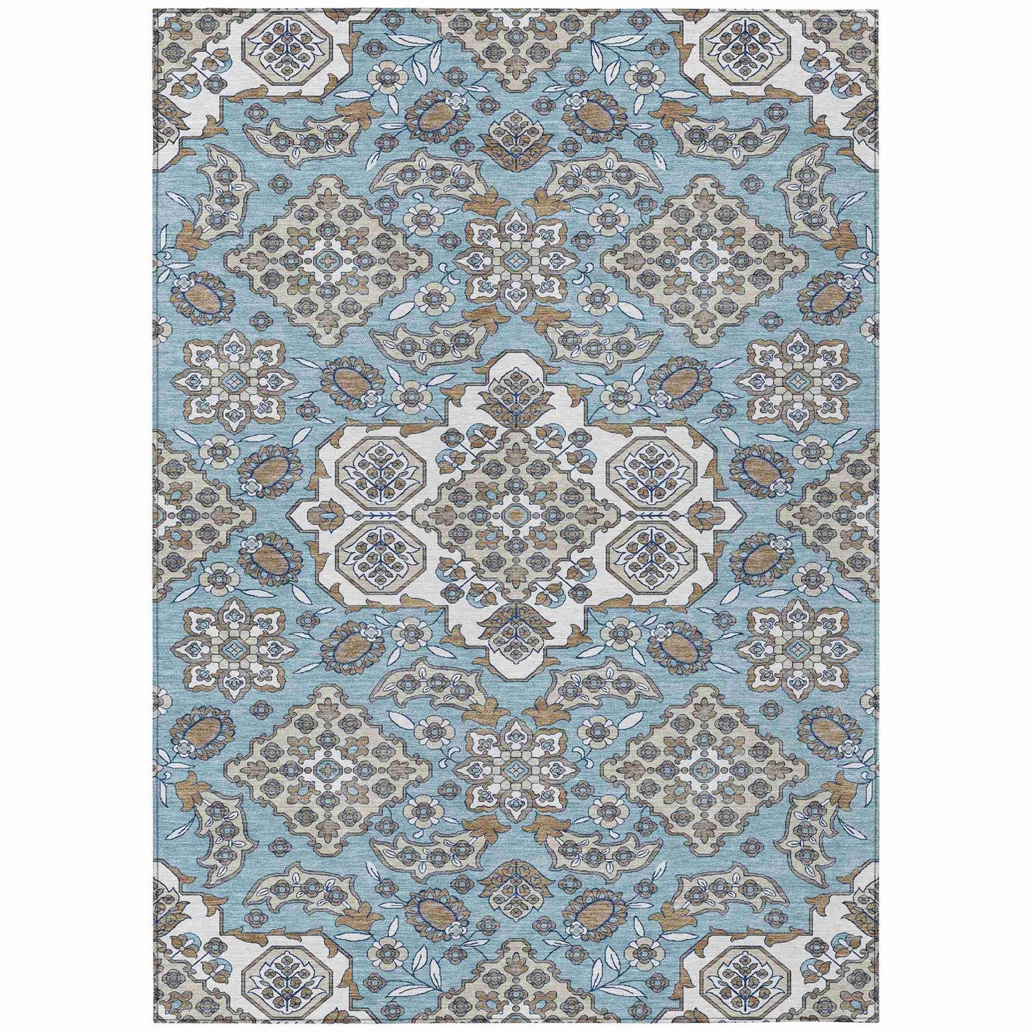 Addison Rugs Taelira Sky Washable Indoor-Outdoor Rug