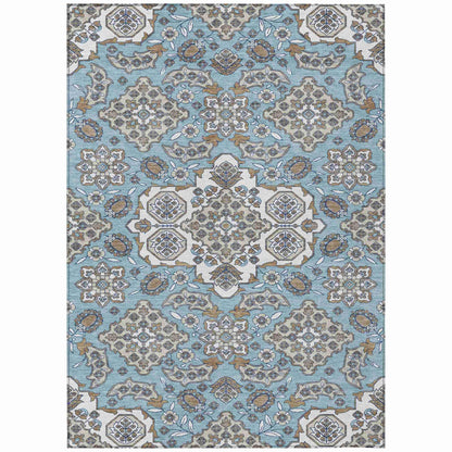 Addison Rugs Taelira Sky Washable Indoor-Outdoor Rug