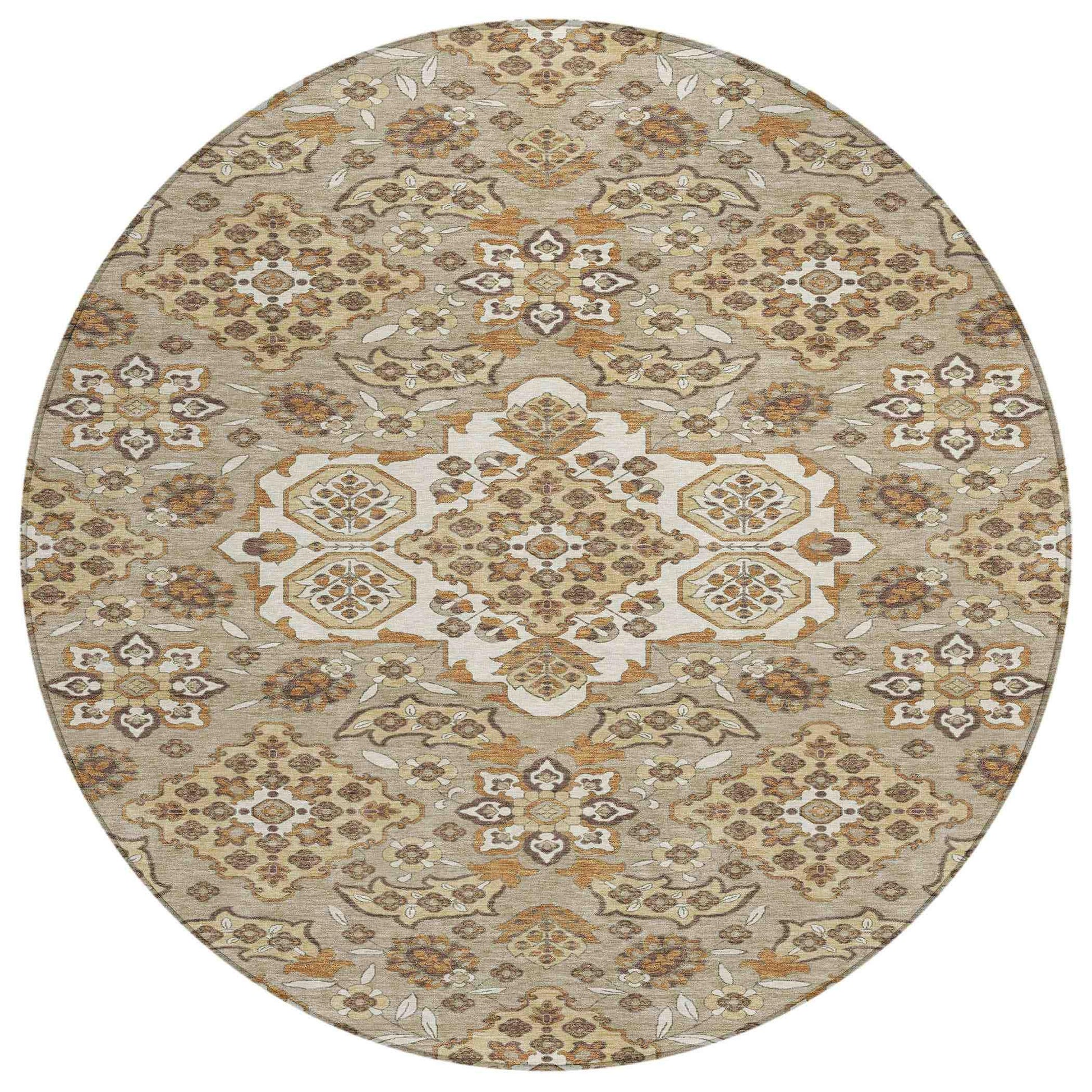 Addison Rugs Taelira Taupe Washable Indoor-Outdoor Rug
