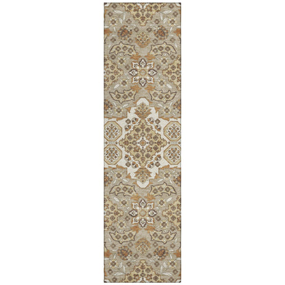 Addison Rugs Taelira Taupe Washable Indoor-Outdoor Rug