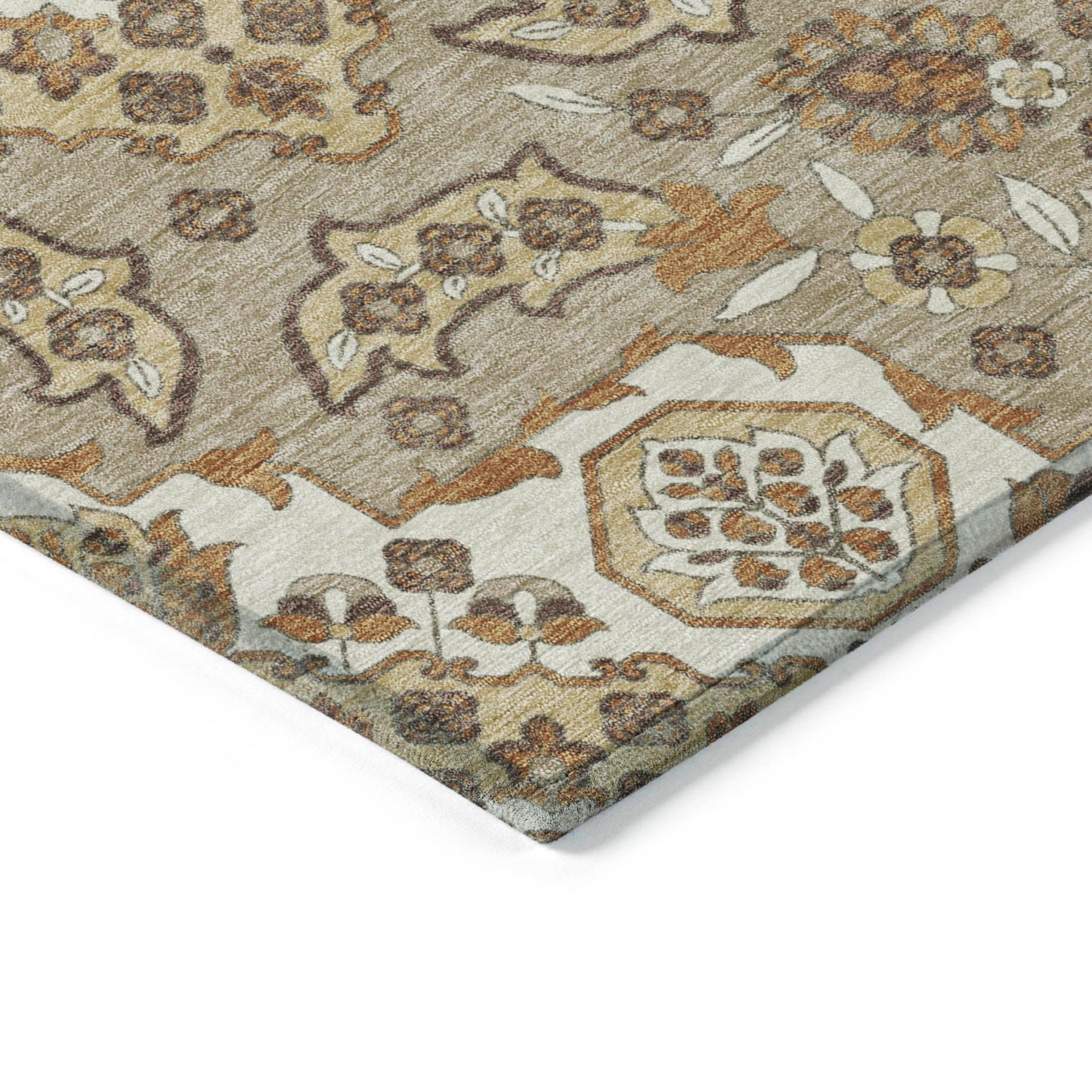 Addison Rugs Taelira Taupe Washable Indoor-Outdoor Rug