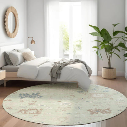 Addison Rugs Taelius Green Washable Indoor-Outdoor Rug