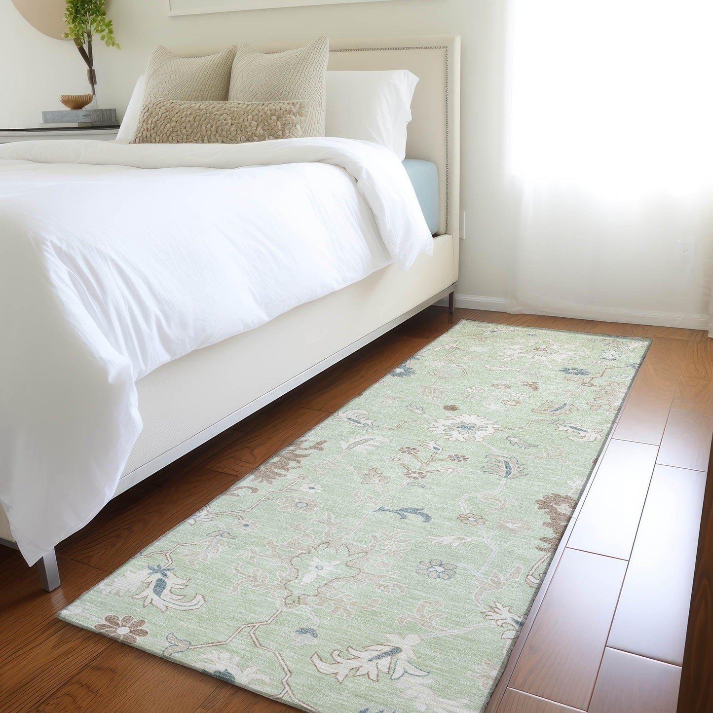 Addison Rugs Taelius Green Washable Indoor-Outdoor Rug