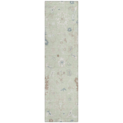 Addison Rugs Taelius Green Washable Indoor-Outdoor Rug