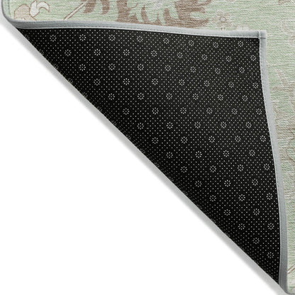 Addison Rugs Taelius Green Washable Indoor-Outdoor Rug