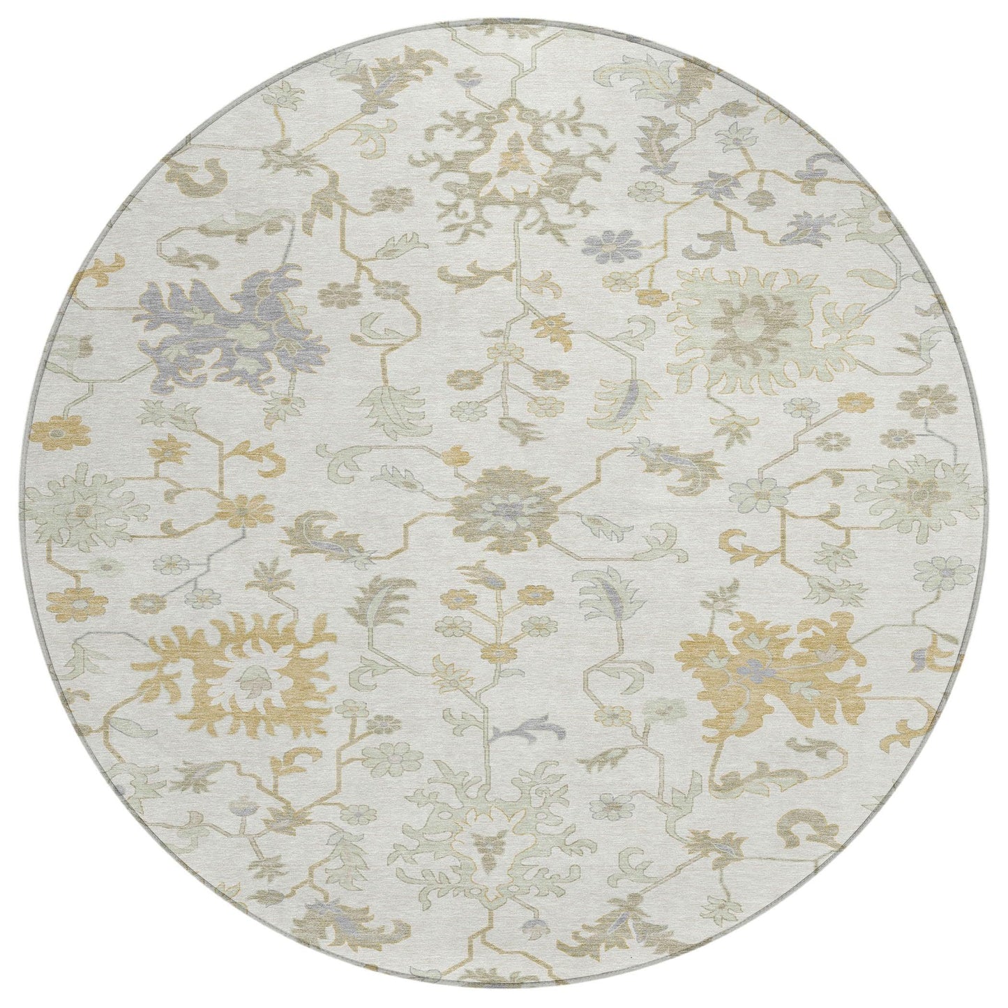 Addison Rugs Taelius Ivory Washable Indoor-Outdoor Rug
