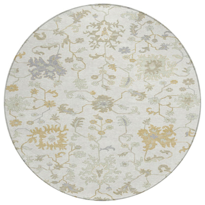Addison Rugs Taelius Ivory Washable Indoor-Outdoor Rug